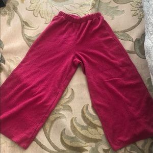 Pink Bershka flowy pants.